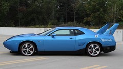 Blue cars Dodge superbird hpp challanger
