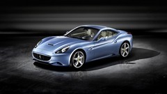 Blue cars Ferrari