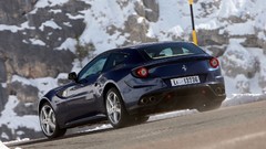 Blue cars Ferrari Ferrari FF