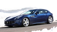 Blue cars Ferrari Ferrari FF