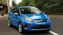 Blue cars ford fiesta