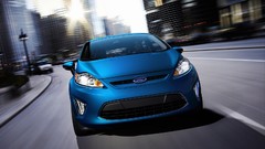 Blue cars ford fiesta