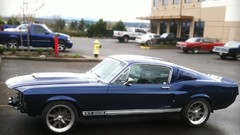 Blue cars Ford Mustang Shelby GT350