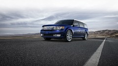 Blue cars Ford vehicles