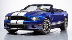 Blue cars front convertible ford mustang shelby gt500 Ford 