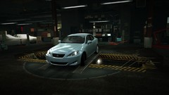 Blue cars garage need for speed need for speed world Lexus IS 