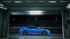 Blue cars geneva Jaguar XKR