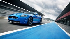 Blue cars geneva Jaguar XKR