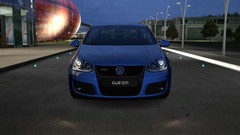 Blue cars GTI Volkswagen