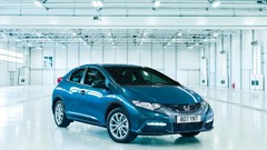 Blue cars Honda civic EU