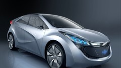 Blue cars Hyundai 2009 vehicles concept art