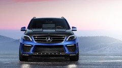 Blue cars Inferno ml 63 amg Mercedes Benz ML TopCar