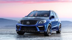 Blue cars Inferno ml 63 amg Mercedes Benz ML TopCar