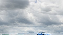 Blue cars Jaguar XKR