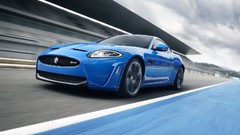 Blue cars Jaguar XKR Jaguar XKR-S