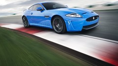 Blue cars Jaguar XKR Jaguar XKR-S