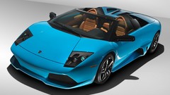 Blue cars Lamborghini Murcielago LP640