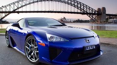 Blue cars Lexus
