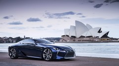 Blue cars Lexus Sydney vehicles concept art