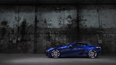 Blue cars Lexus vehicles concept art