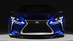 Blue cars Lexus vehicles concept art