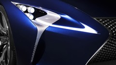 Blue cars Lexus vehicles concept art