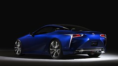Blue cars Lexus vehicles concept art