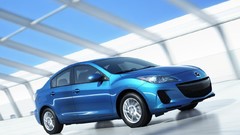 Blue cars Mazda