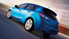 Blue cars Mazda