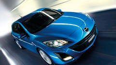 Blue cars Mazda