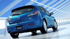 Blue cars Mazda Hatchback