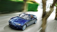 Blue cars Mazda mx-5