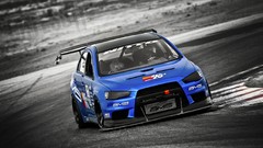 Blue cars Mitsubishi Lancer Evo X blue cars