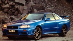 Blue cars Nissan vehicles Nissan Skyline nissan skyline gt-r 