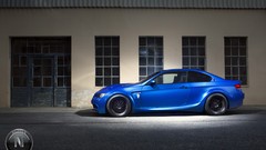 Blue cars static bmw m3 alpha