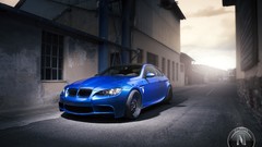 Blue cars static bmw m3 alpha