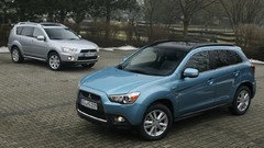 Blue cars SUV Mitsubishi vehicles Mitsubishi ASX
