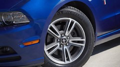 Blue cars vehicles Ford mustang