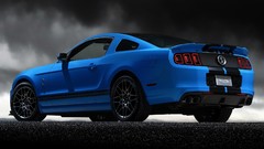 Blue cars vehicles Ford mustang ford mustang shelby gt500 Ford 
