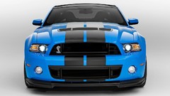 Blue cars vehicles Ford mustang ford mustang shelby gt500 Ford 