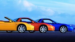 Blue cars vehicles honda nsx