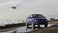 Blue cars Volkswagen Eos