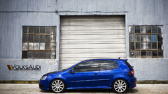 Blue cars Volkswagen Volkswagen