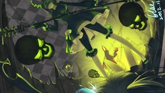 Blue chariot Anime artist anime girls black rock shooter kuroi 