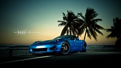 Blue chevrolet corvette Chevrolet Corvette Z06