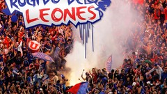 Blue chile Azul football fans University of Chile bulla