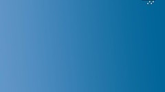 Blue clouds abstract minimalistic