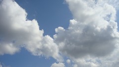 Blue clouds bright air sunlight skyscapes