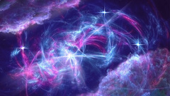 Blue clouds outer space