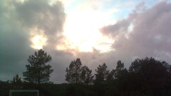 Blue clouds Trees Portugal